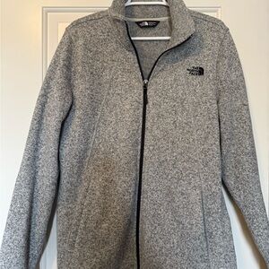 The North Face Light Gray Fleece Jacket
